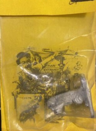 Circus Town 202 HO Scale Tiger Sitting Unpainted Metal Figure