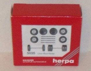 Herpa 5035 HO Scale Bus Tires & Axles