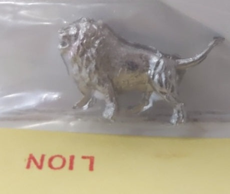Simmons 8804 HO Scale Lion Metal Unpainted Figure