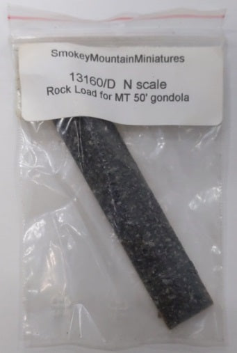 Smokey Mountain Miniatures 13160/D N Scale Rock Load For MT 50' Gondola