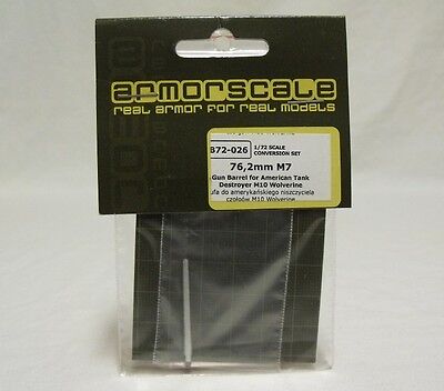 Armorscale B72-026 76.2 mm M7 Gun Barrel for American Tank Destroyer M10
