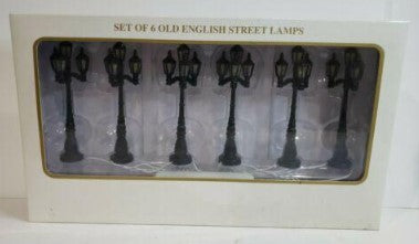 Dillard's 6 O Scale Winter Glen Old English Street Lamps (Set of 6)