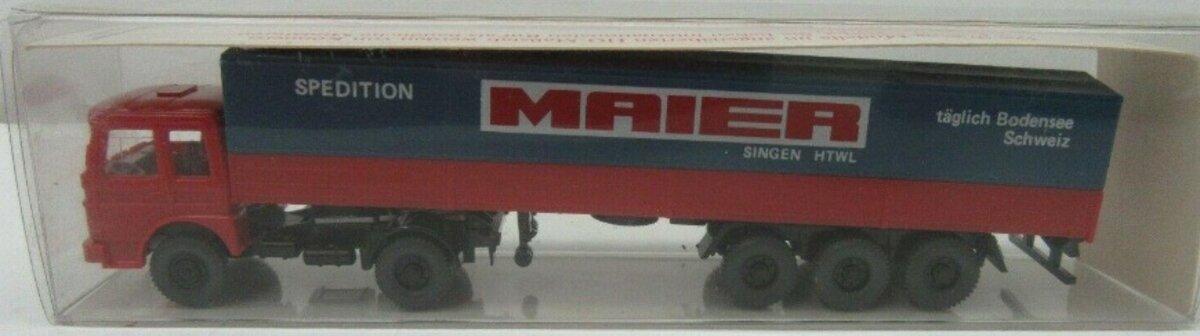 Wiking 24517 HO Spedition MAIER Tractor Trailer