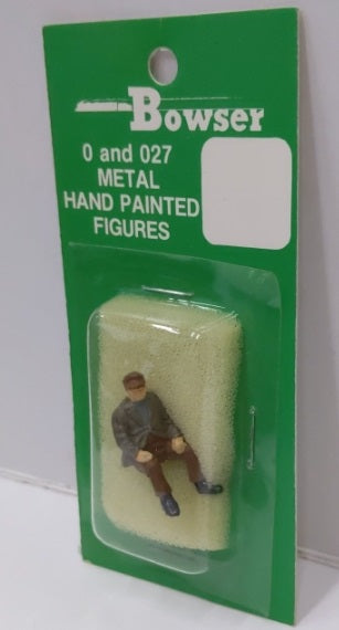 Bowser 1-013788 O and O27 Seated Man Hand Painted Figures