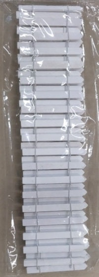 Provo Craft 11-1339 Do-Dads White Wood Fence 2"
