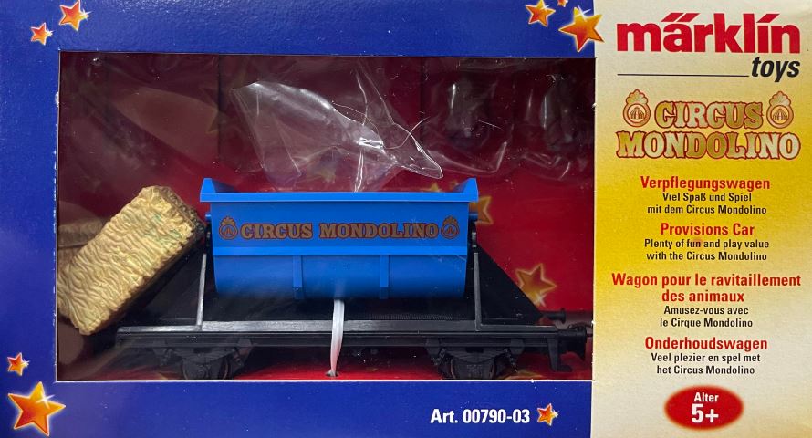 Marklin 00790-03 HO Circus Mondolino Provisions Car Play Set