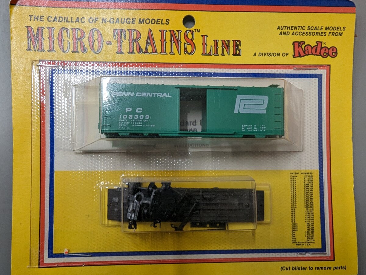 Micro-Trains 20189 N Scale Penn Central #103309 Freight Car Kit