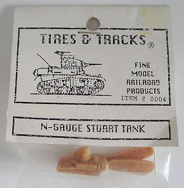 Fine Model Railroad Products 0004 N Gauge Tires & Tracks Stuart Tank Kit