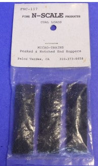 Fine N Scale Products FNC-117 N Scale Coal Loads for Micro-Trains Hoppers