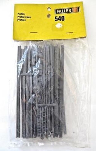 Faller 540 HO Scale Profile Irons Plastic Kit