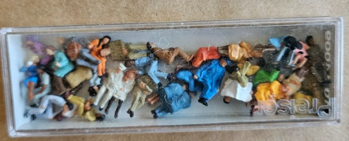 Preiser 10 14009 HO Scale Seated Passengers Figures (Box of 36)