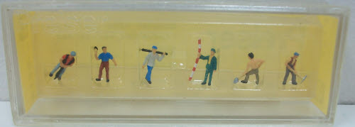 Preiser 88514 Z Railroad Worker Figures (Set of 6)