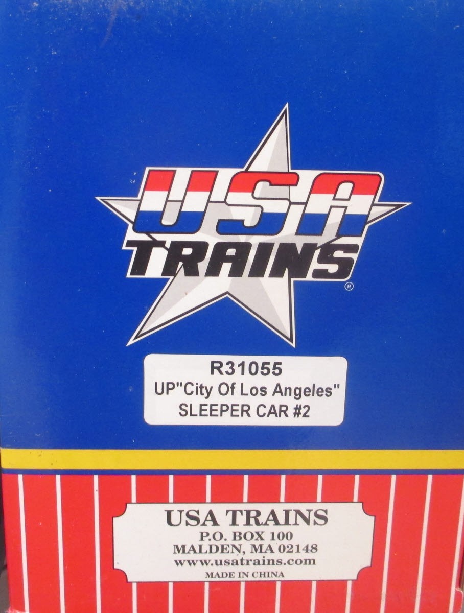USA Trains R31055 G UP City of Los Angeles Corrugated Aluminum Sleeper Lightd #2