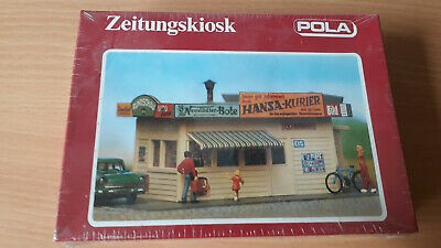 Pola 538 HO News Kiosk Building Kit – Trainz