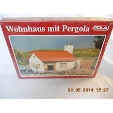 Pola 626 HO Modern House with Pergola Building Kit