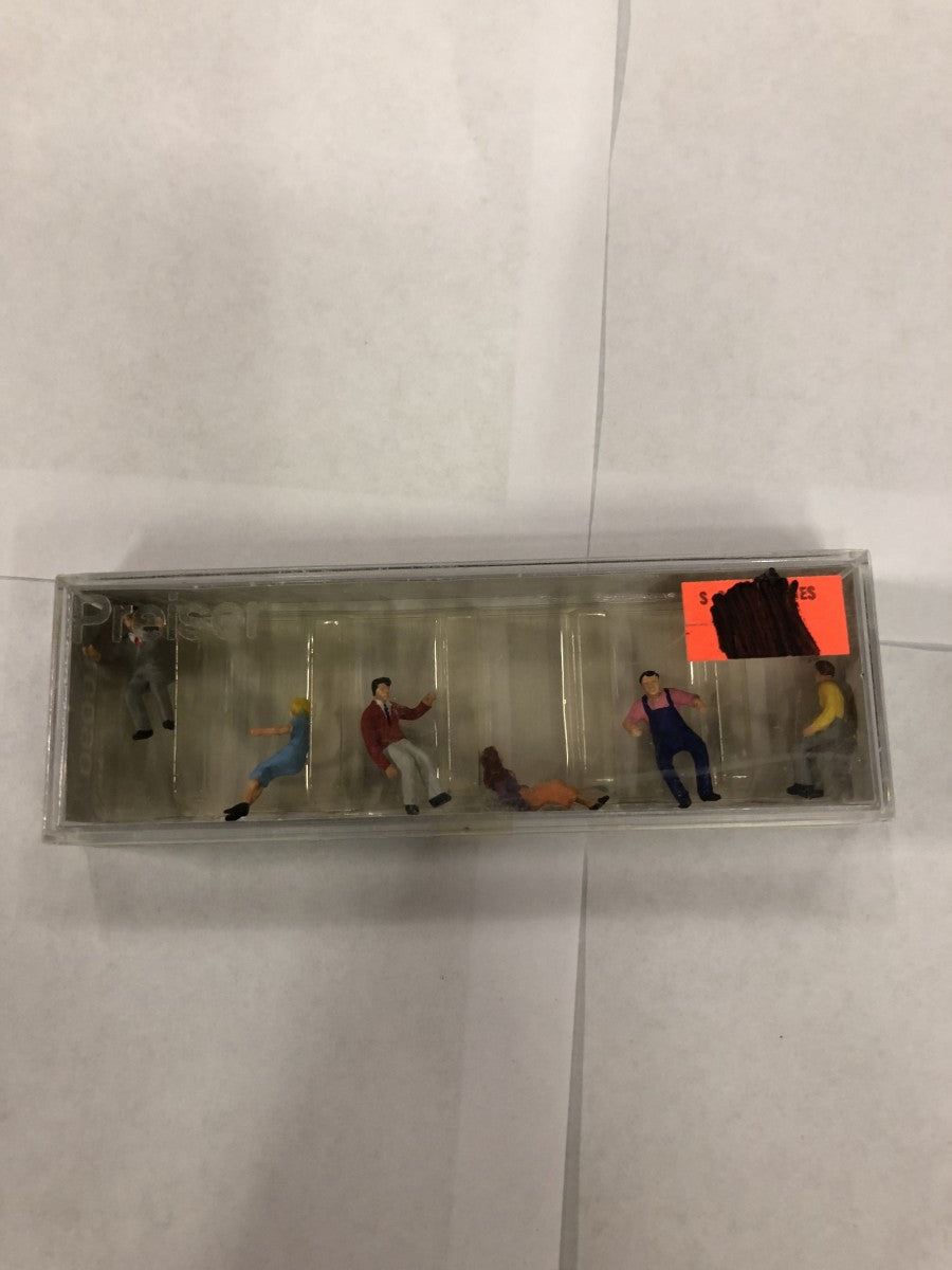 Preiser 10090 HO Drivers and Passenger Figures (Set of 6)