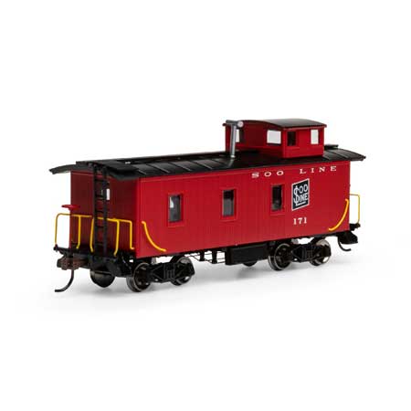 Roundhouse 11720 HO SOO Line 30' 3-Window Caboose #171