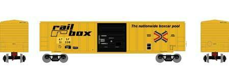 Roundhouse 1253 HO Railbox Car 50' ACF Box Car #51006