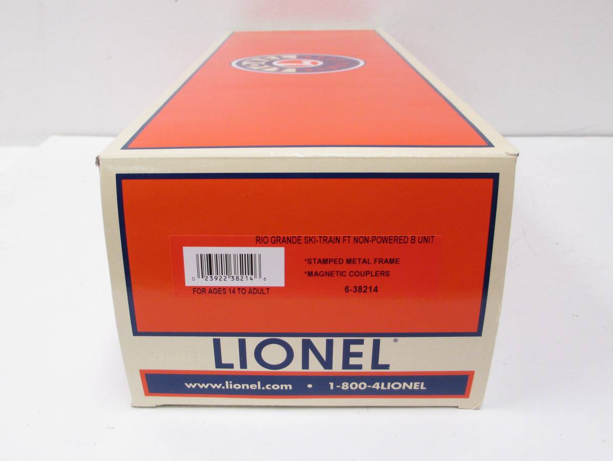 Lionel 6-38214 O Gauge Rio Grande Ski-Train Non-Powered Diesel B-Unit #543