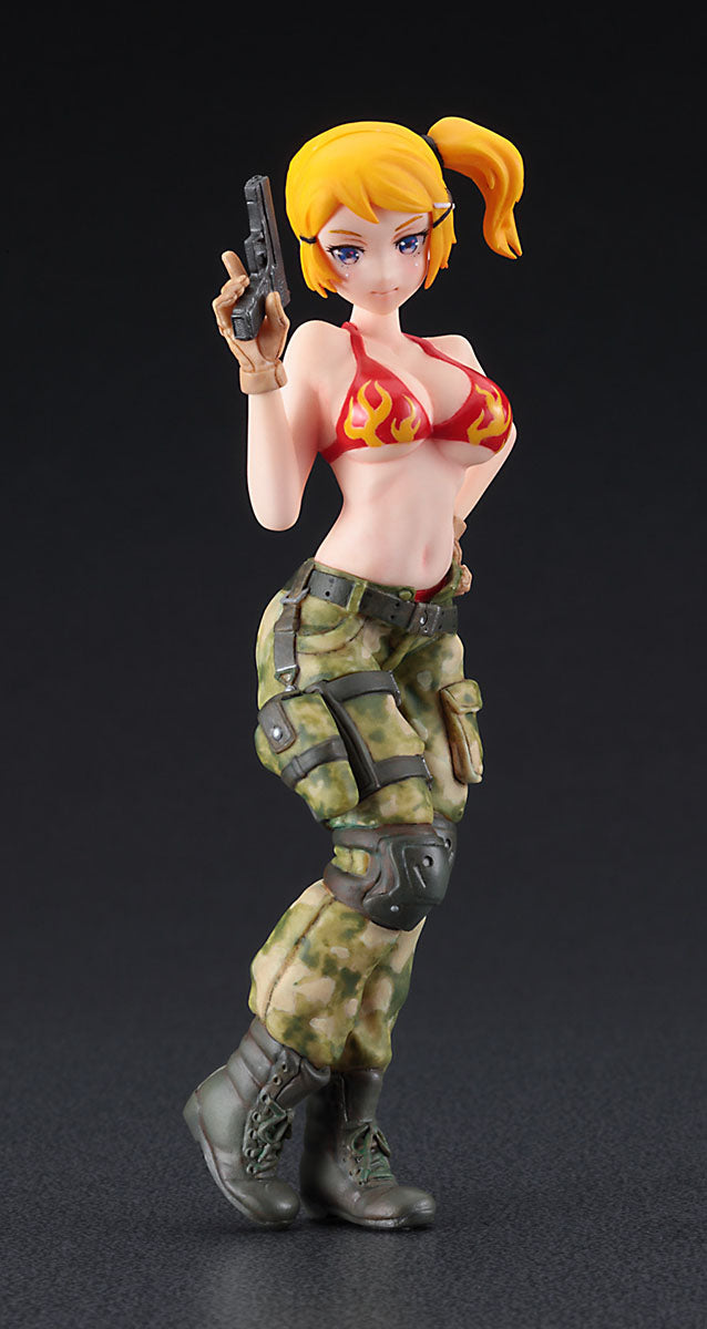 Hasegawa 52239 1:12 12 Egg Girls Collection Amy McDonnell Army Resin Figure Kit