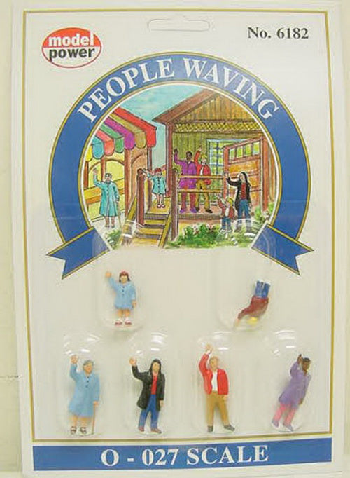 Model Power 6182 O/O27 Waving People Figures (Set of 6)