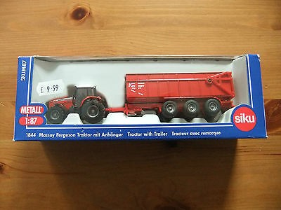 Siku 1844 HO Massey Ferguson Tractor with Trailer