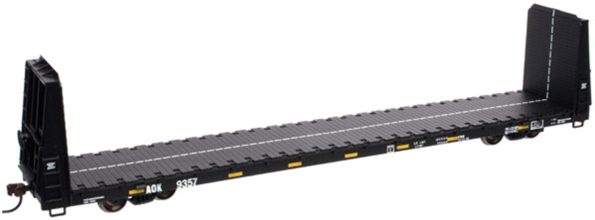 Atlas 20001587 HO Scale Trainman AOK Bulkhead Flatcar # 9333