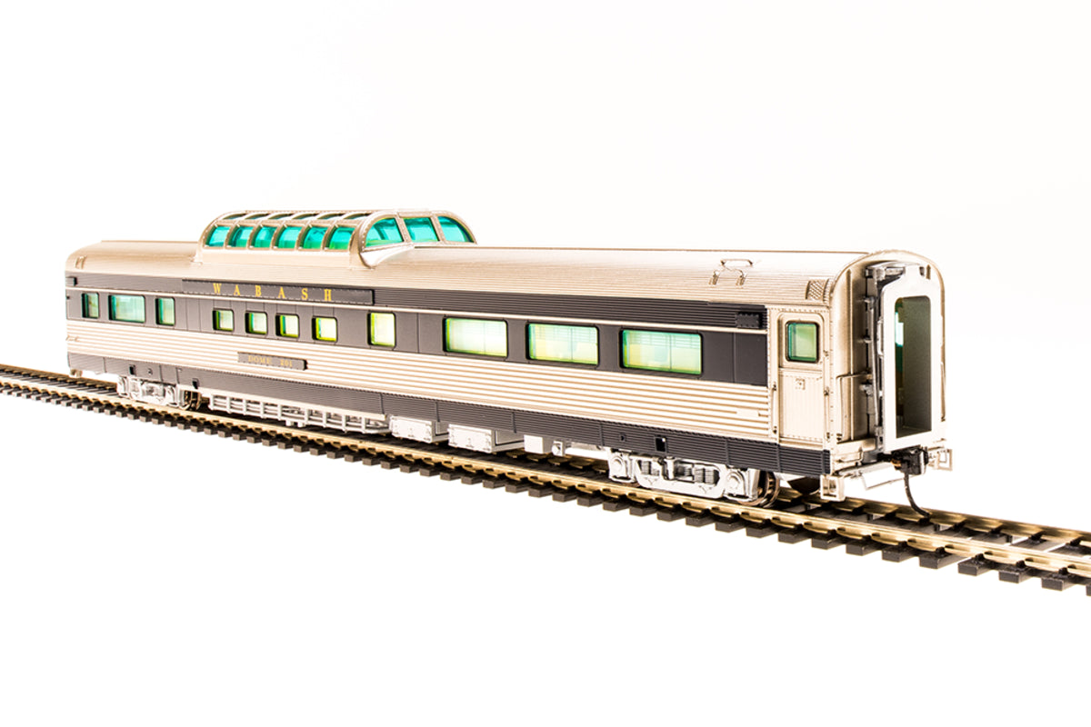 Broadway Limited 1151 HO Wabash Budd Dome-Coach Wabash Bluebird #201