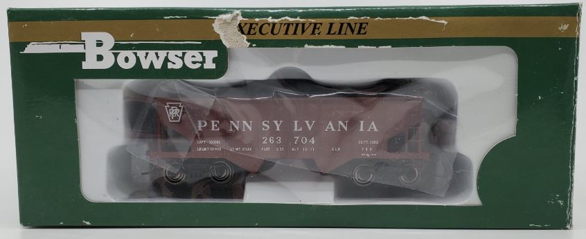 Bowser 40909 HO GLa 2-Bay Hopper, PRR/Shadow Keystone #263704