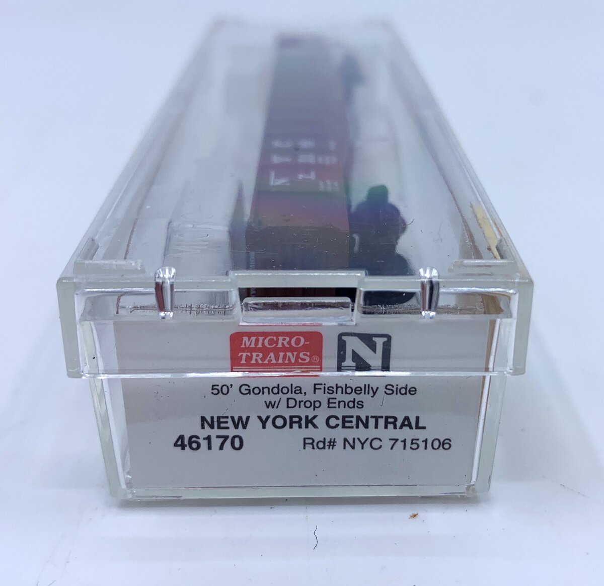 Micro-Trains 04600170 N NYC 50' Fishbelly Side Gondola w/ Drop Ends #715106