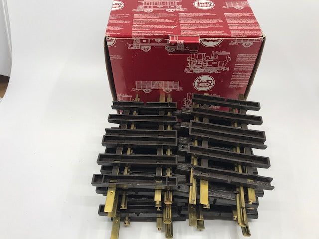 LGB 10150 6" G Gauge Brass 1/2 Straight Track Section