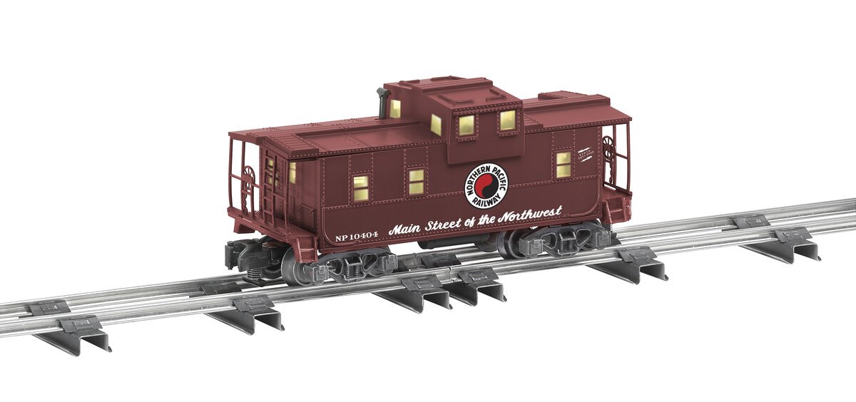 American Flyer 6-48755 S Scale Northern Pacific Extended Vision Caboose