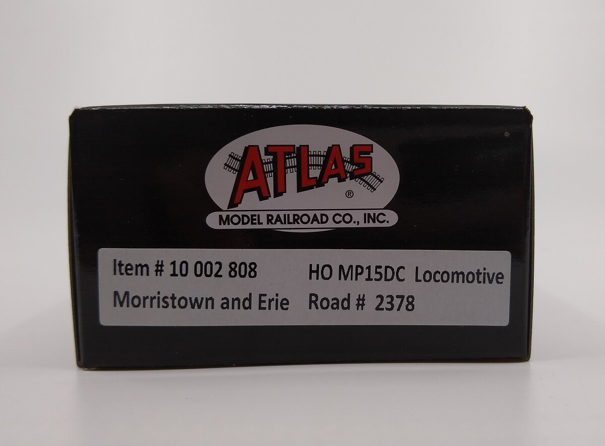 Atlas 10002808 HO Morristown & Erie MP15DC Diesel Locomotive #2378