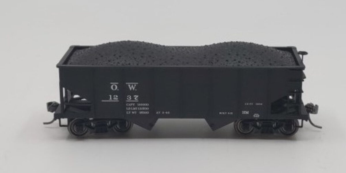 Bowser 40924 HO New York Ontario & Western GLa Type 2-Bay Hopper Car #1237