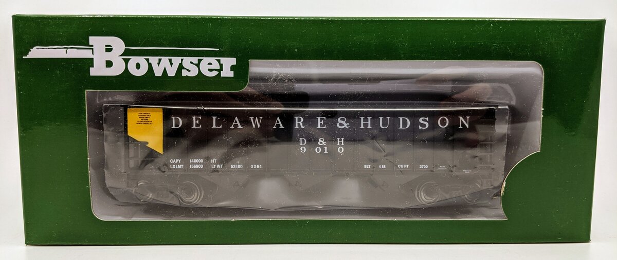 Bowser 41822 HO Delaware & Hudson 70 Ton 14 Panel Hopper #9010