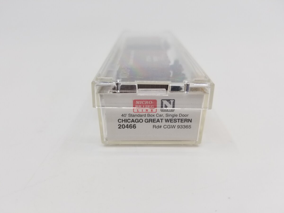 Micro-Trains 02000466 N Chicago Great Western 40' Standard Boxcar #93365