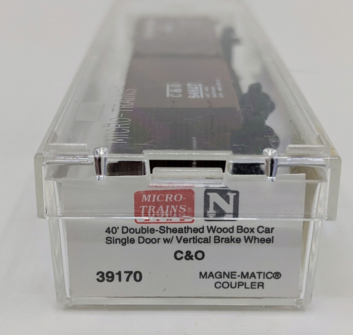Micro-Trains 03910070 N C&O 40' Single Door Double Sheathed Boxcar #84827