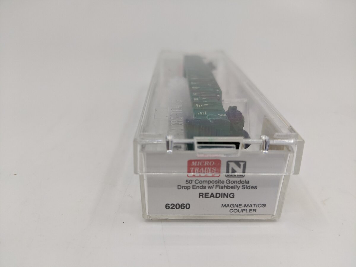 Micro-Trains 06200060 N Reading 50' Composite Fishbelly Side Gondola #36328