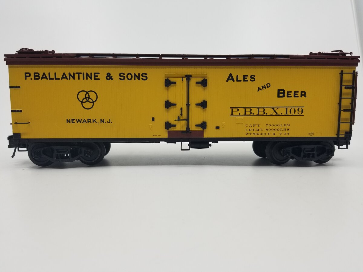 Atlas 8173 O 40' Wood Reefer, Ballantine Beer 3-Rail