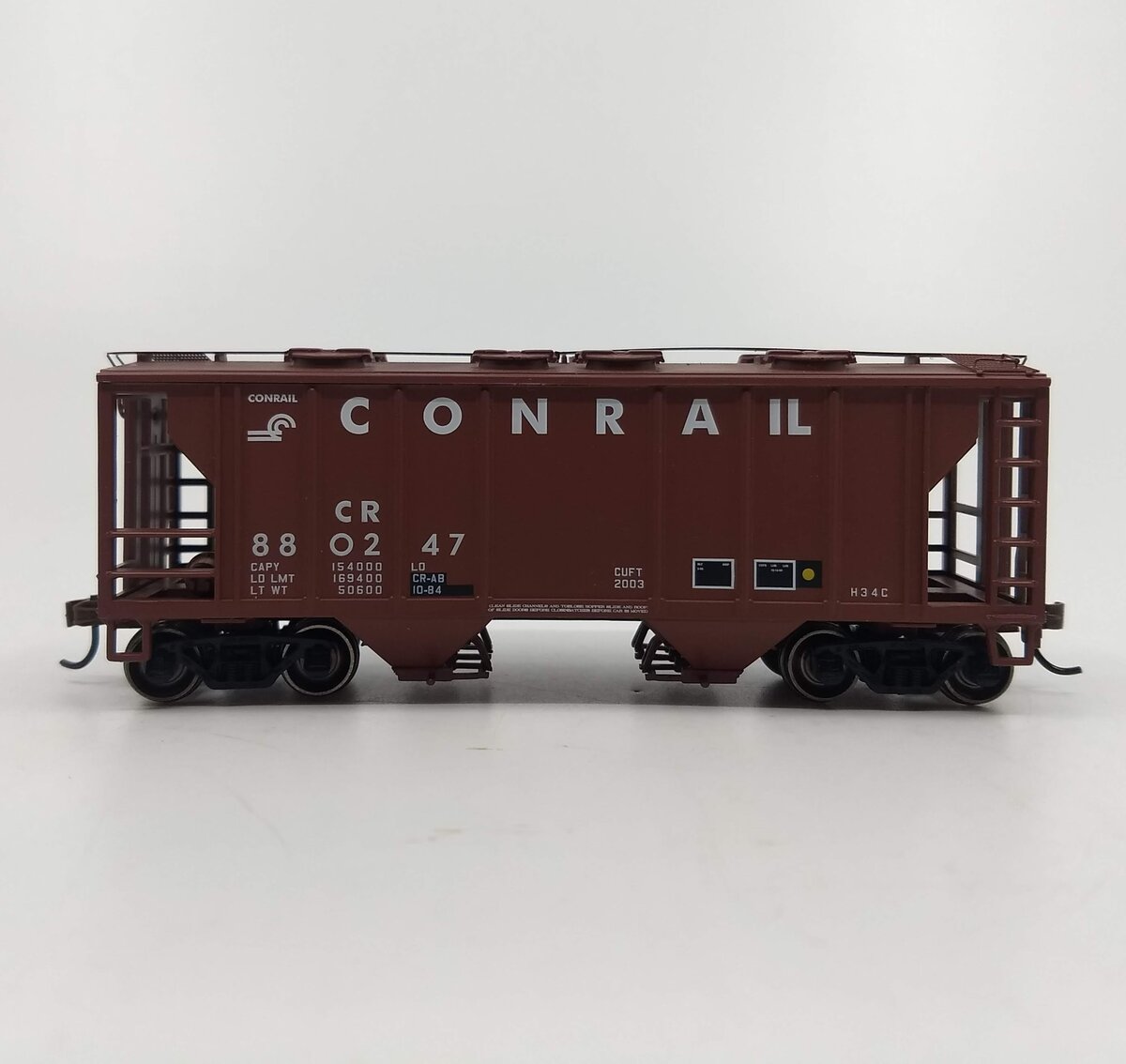Roundhouse 15706 HO Conrail PS-2 2003 2-Bay Covered Hopper #880247
