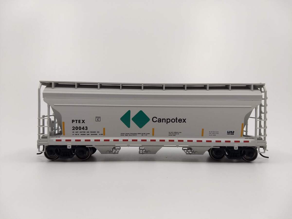 Atlas 20004456 HO Canpotex Trainman® ACF® 3560 Covered Hopper #20043