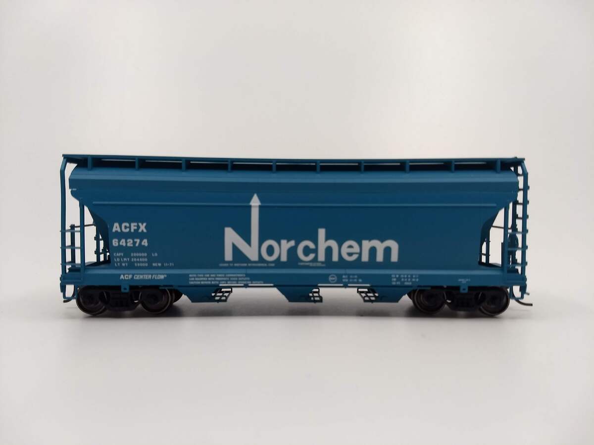 Atlas 20002928 HO Norchem ACF 3560 Center-Flow Covered Hopper #64274