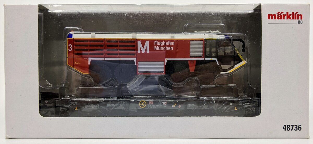 Marklin 48736 HO Scale Samms 709 6 ED Flatcar w/Truck