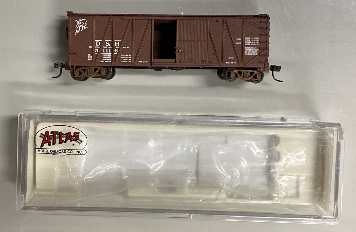 Atlas 41791 N Scale Delaware & Hudson USRA Single-Sheathed Boxcar #51116