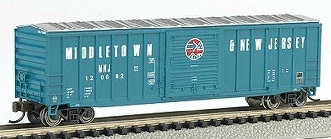 Bachmann 19653 N Middletown and New Jersey ACF 50.5' Outside Braced Box Car