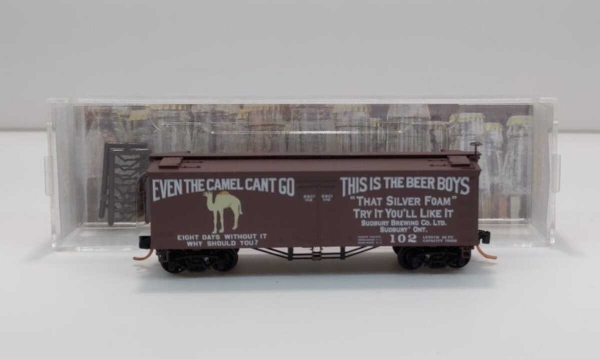 Micro-Trains 05800180 N Sudbury Brewing Co 36' Wood Sheathed Ice Reefer #102