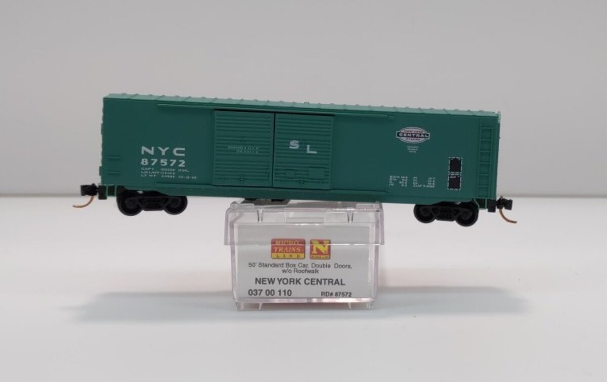 Micro-Trains 03700110 N New York Central 50' Double Door Boxcar #87572