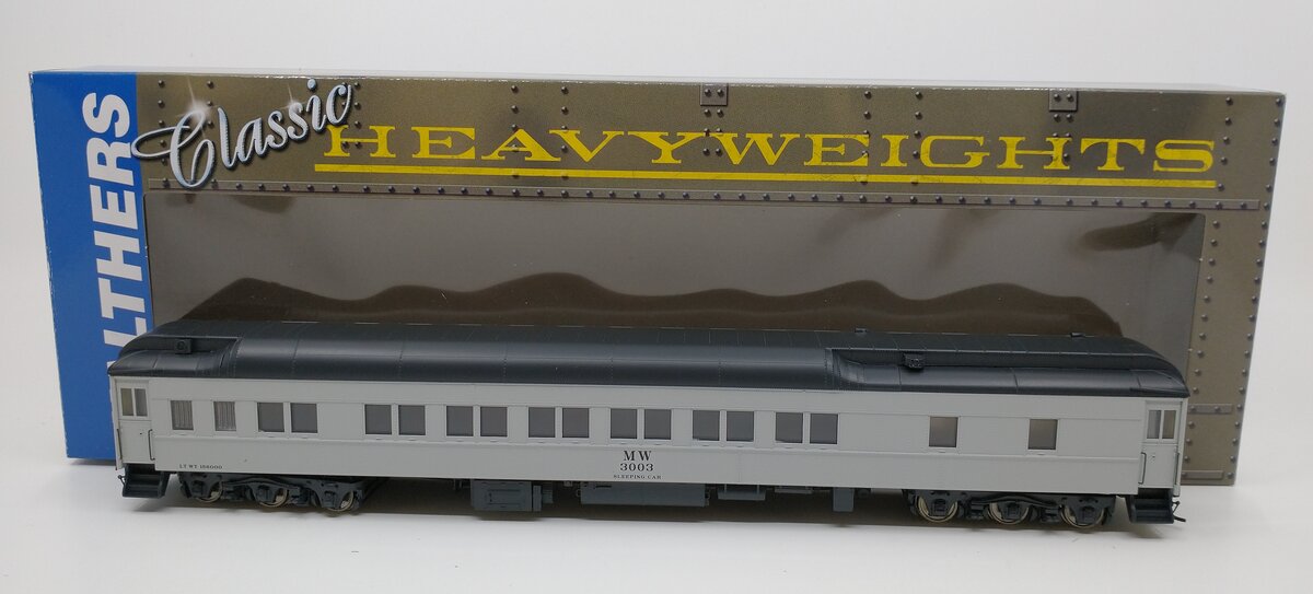 Walthers 932-10023 HO Maintenance of Way Heavyweight 12-1 Sleeper MW Car #3003