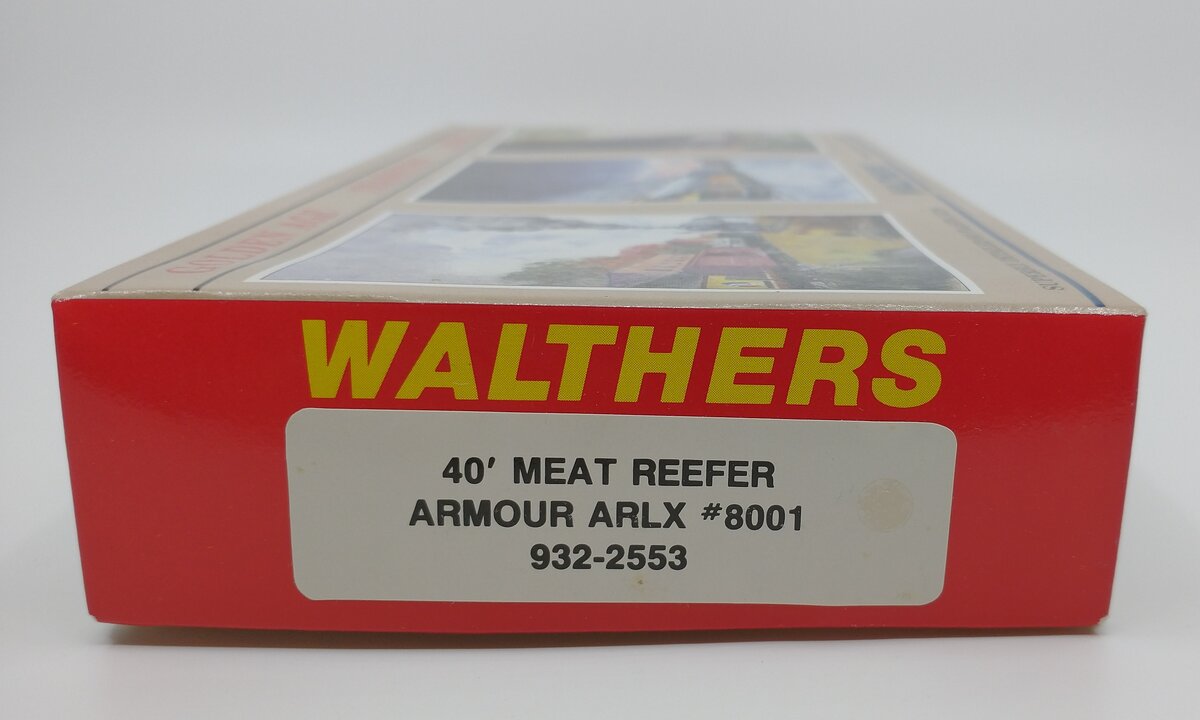 Walthers 932-2553 HO Scale Armour ARLX 40' Meat Reefer #8001 Kit