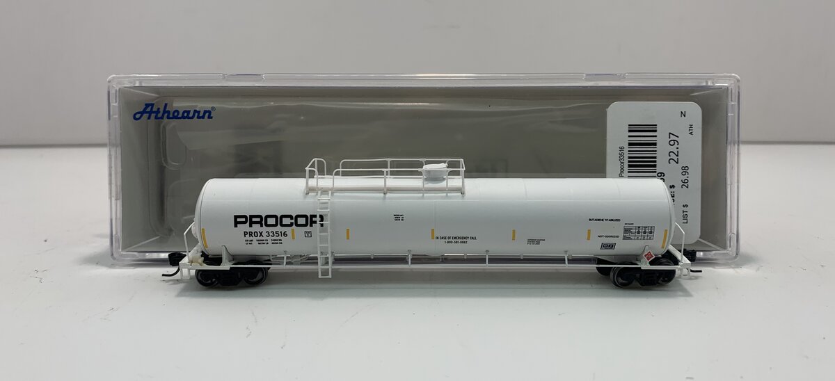 Athearn 23559 N Procor 33,900-Gallon LPG Tank/Late #33516
